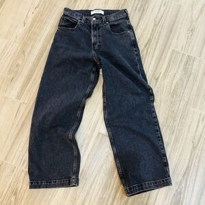 Hollister Super Baggy Men's Black Jeans 30x30 Y2K Style Denim